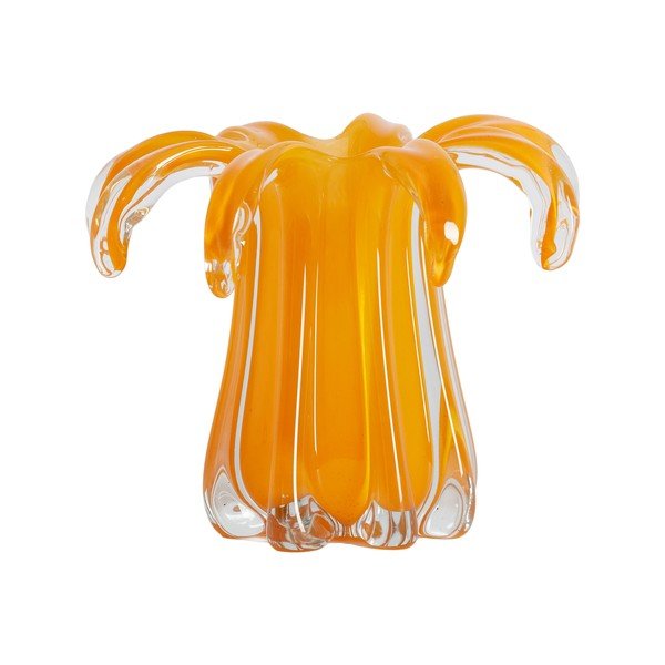 Oranžna steklena vaza (višina 17 cm) Avenia – Light & Living
