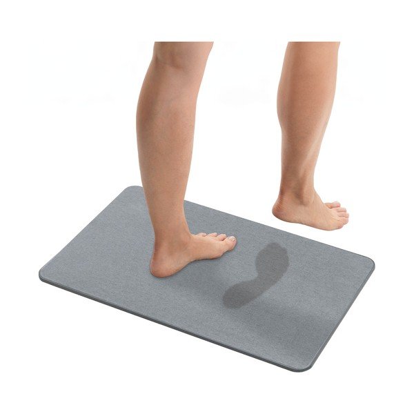 Siva kopalniška preproga iz diatomejske zemlje 50x80 cm Simi – Wenko-image-3