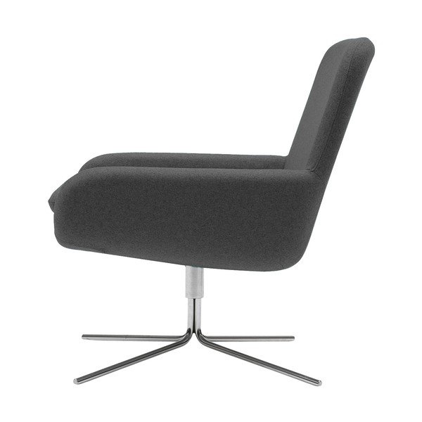 Antracitno siv vrtljiv stol Softline Coco-image-3