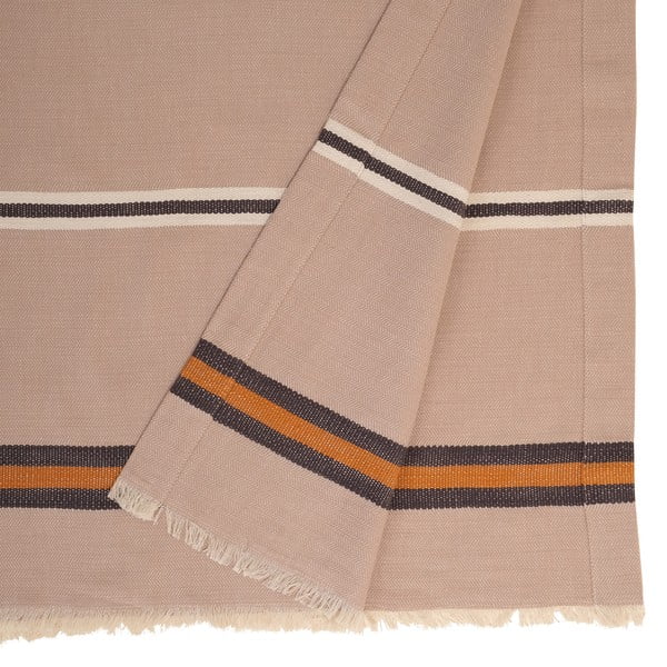 Bežno posteljno pregrinjalo iz mešanice bombaža in lanu Buldanove arene, 180 x 240 cm-image-1