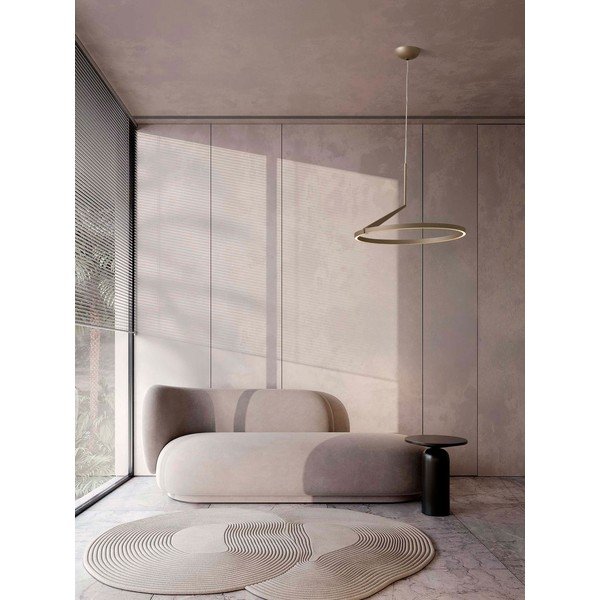 Aluminijasta LED zatemnitvena viseča svetilka v rožnato zlati ø 60 cm Tilia – Nova Luce-image-1