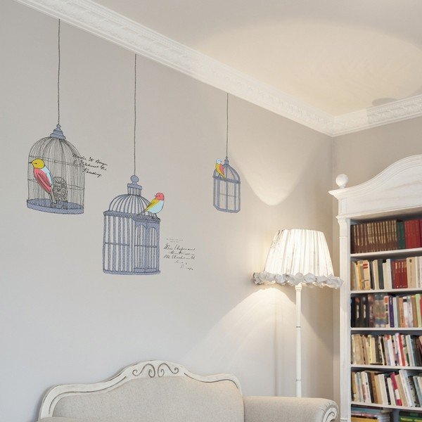 Set nalepk Ambiance Birds In Cage -image-4