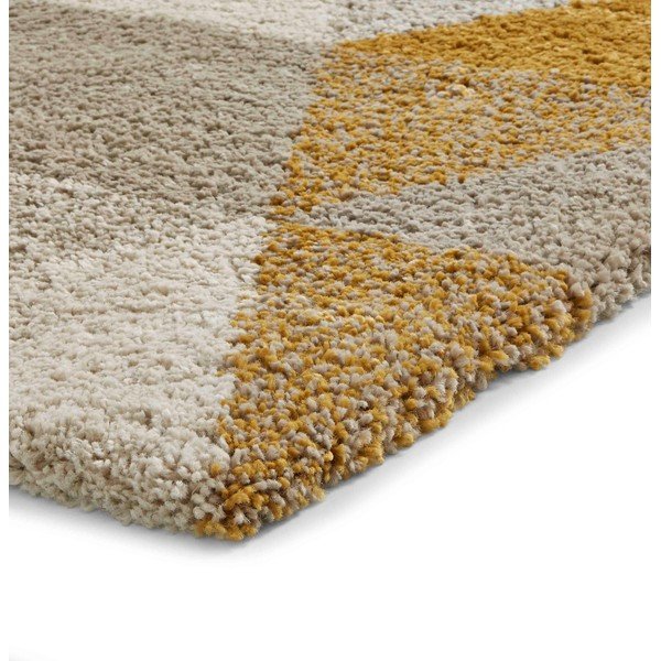 Rumena in bež preproga Think Rugs Royal Nomadic Angles, 160 x 220 cm-image-4