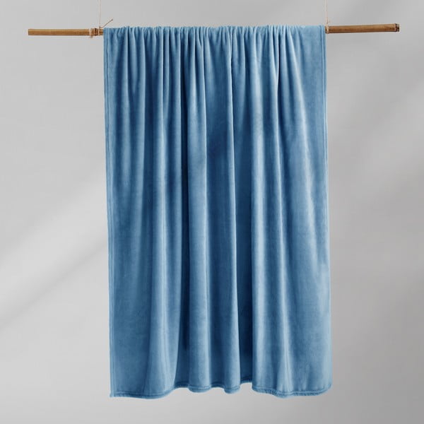 Temno modra odeja iz mikrovlaken DecoKing Mic, 160 x 210 cm-image-3