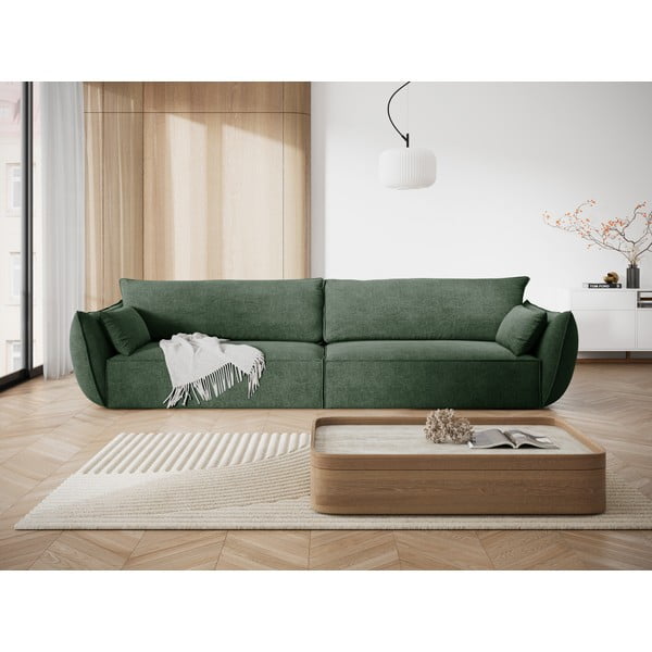 Temno zelen kavč 248 cm Vanda - Mazzini Sofas-image-1