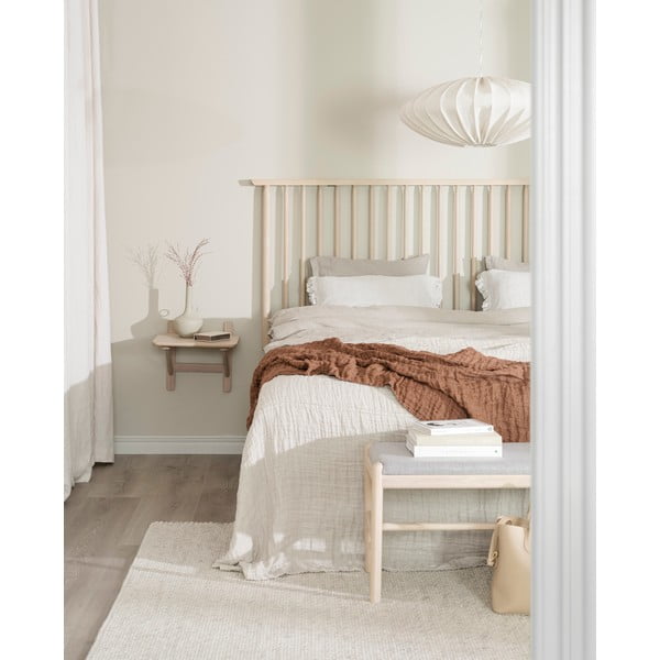 Nočna omarica v hrastovem dekorju s policami Camrose - Rowico-image-2