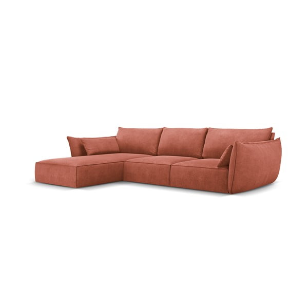 Rdeč kotni kavč (levi kot) Vanda - Mazzini Sofas-image-2
