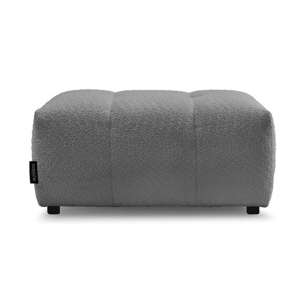 Siv tabure iz tkanine bouclé Roxelane – Bobochic Paris