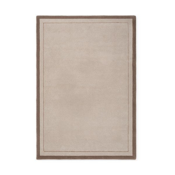 Rjava/kremno bela preproga iz mešanice volne 120x170 cm Niko – Villeroy&Boch