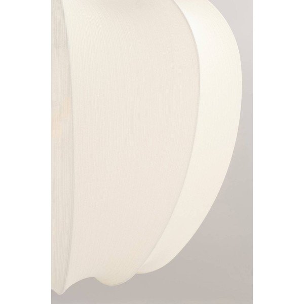 Kremno bela tekstilna stropna svetilka ø 50 cm Pion – Jotex-image-3
