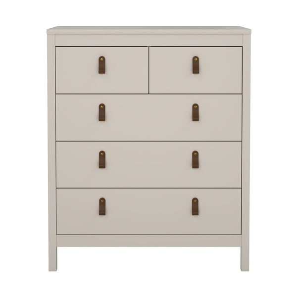 Sivo-bež komoda 82x99x38 cm Madrid – Tvilum