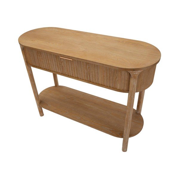 Stranska mizica iz masivne jelke v naravni barvi 40x110 cm Gothenburg – Mauro Ferretti-image-3