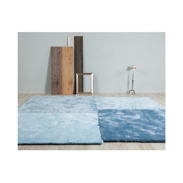 Modra preproga EMKO Over Square, 200 x 207 cm-image-2