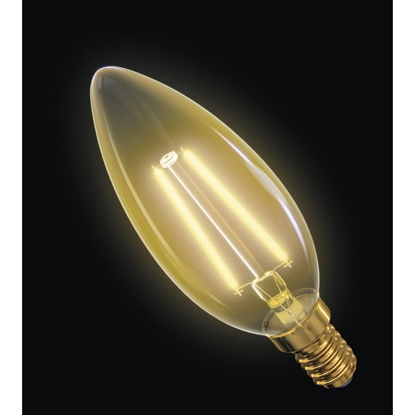 LED žarnica EMOS Vintage Candle Warm White, 2,1W E14-image-1