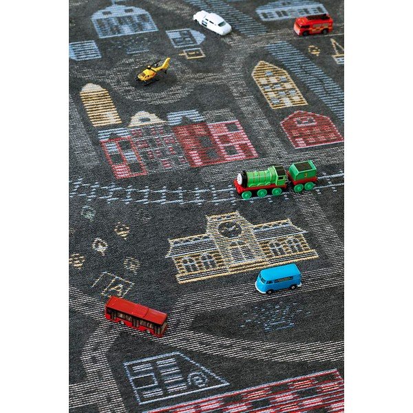 Črna obojestranska otroška preproga Narma Ülejõe, 160 x 230 cm-image-4