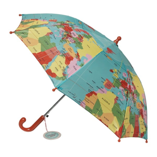 Otroški dežnik Rex London World Map, ⌀ 70 cm