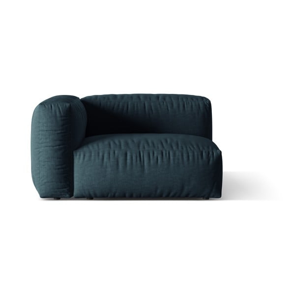 Temno moder modul za sedežno garnituro (levi kot) Martina – Micadoni Home