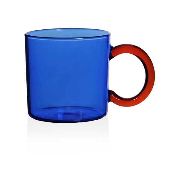 Modra steklena skodelica 300 ml – Hermia