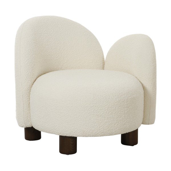 Bel fotelj iz tkanine bouclé Honolulu – House Nordic