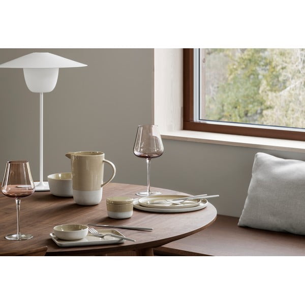 Svetlo siva zunanja okrasna blazina Blomus Grow, 38 x 38 cm-image-1