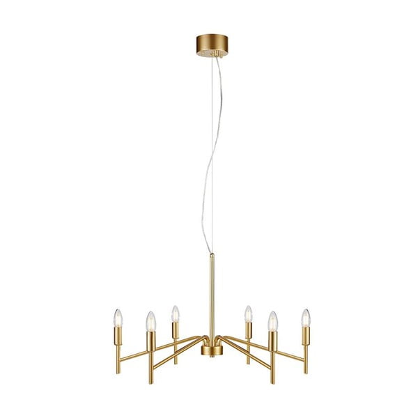 Zlata viseča svetilka Markslöjd Monarch, ø 70 cm-image-3