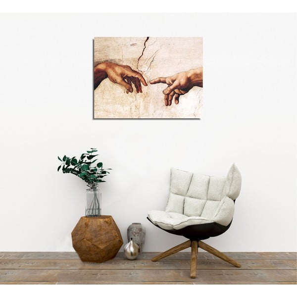 Stenska reprodukcija na platnu Michelangelo, 40 x 30 cm-image-1