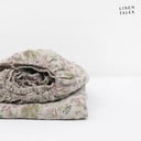 Napenjalna lanena rjuha v naravni barvi 160x200 cm Botany 2 – Linen Tales