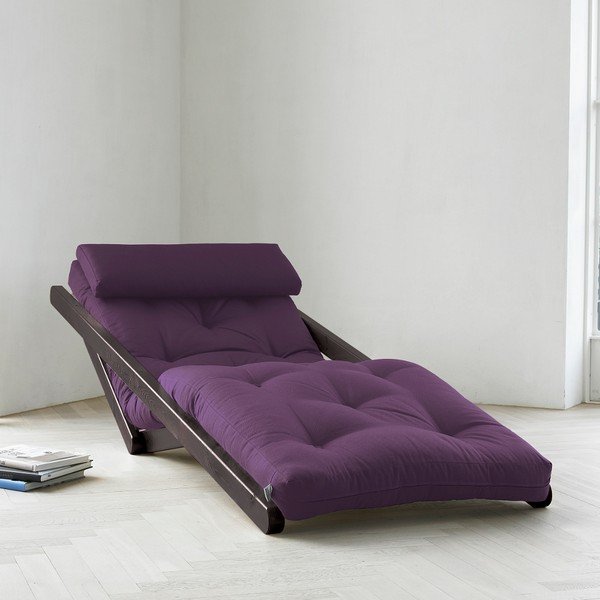 Lounge stol Karup Figo, Wenge/Vijolična, 70 cm-image-1