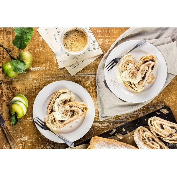 Bel desertni porcelanast krožnik ø 26 cm – Maxwell & Williams-image-1