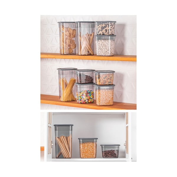 Posode za shranjevanje v kompletu 18 ks živil Fresco – Hermia-image-1