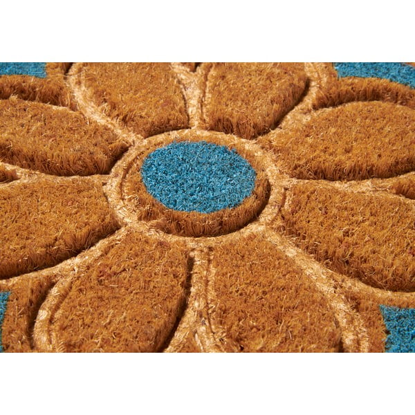 Predpražnik iz kokosovih vlaken 45x75 cm Flowers – Hanse Home-image-2