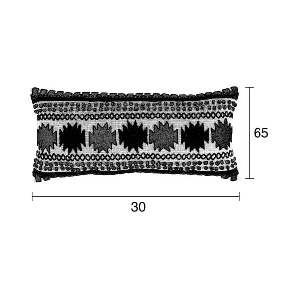 Modra blazina s polnilom Zuiver Sala, 65 x 30 cm-image-1