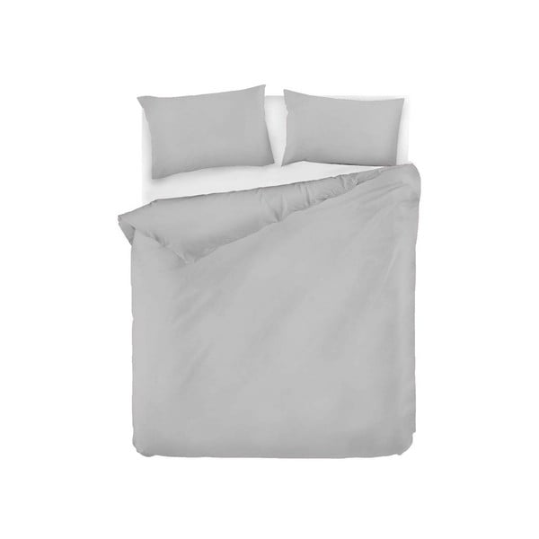 Svetlo siva enojna bombažna posteljnina 140x200 cm Fresh Color – Mijolnir