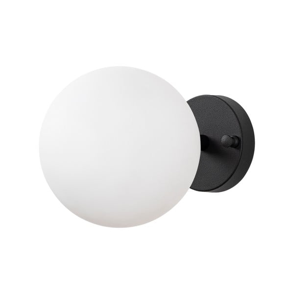 Črno-bela stenska svetilka ø 15 cm Atmaca – Opviq lights-image-4