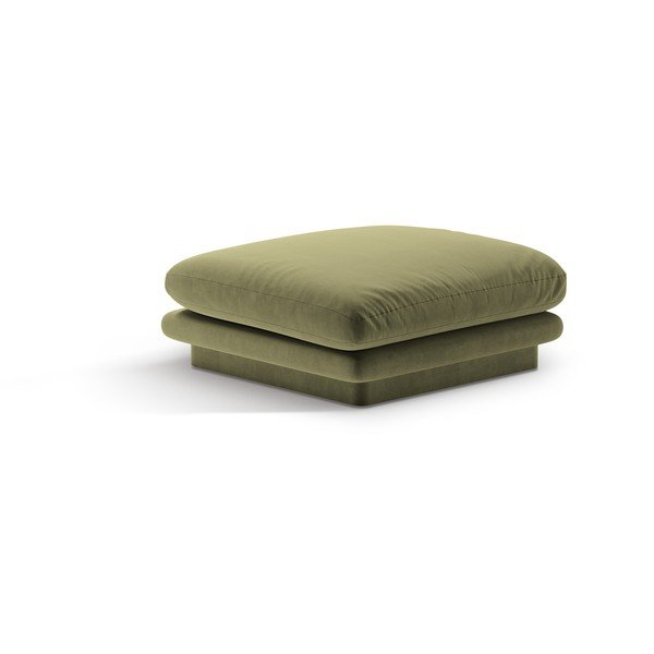 Svetlo zelen žameten tabure Torino – Micadoni 