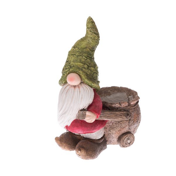 Keramičen cvetlični lonček Dakls Gnome, višina 43,5 cm