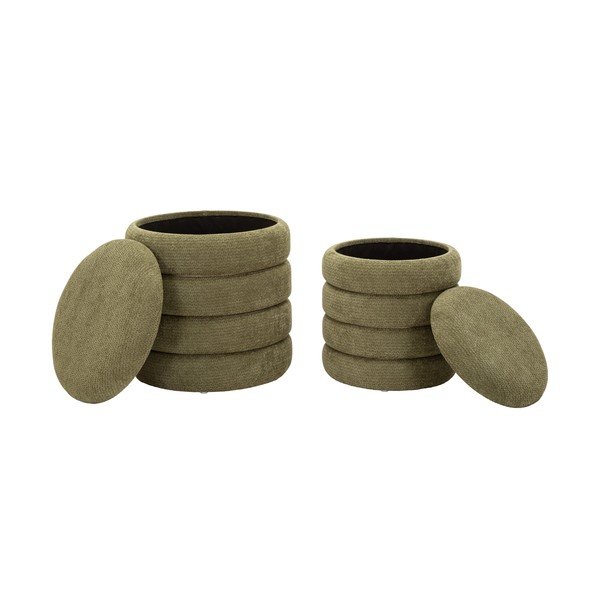 Kaki zeleni tabureji 2 ks Nordic Style – Mauro Ferretti-image-3