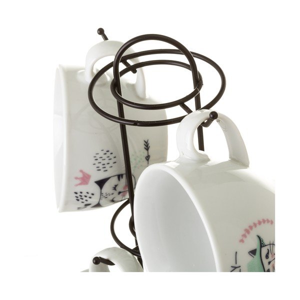 Komplet 4 porcelanskih skodelic Unimasa Boho, 160 ml-image-3