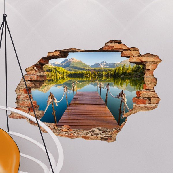Nalepka Ambiance Panorama Mountain Lake, 60 x 90 cm-image-1