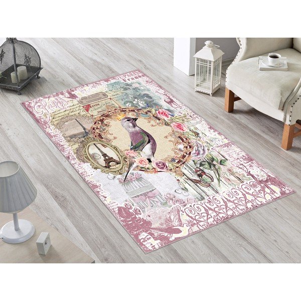 Roza preproga Vitaus Isabella, 120 x 160 cm-image-3