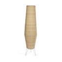 Stoječa svetilka iz ratana v naravni barvi s senčnikom iz ratana (višina 120 cm) Kamaria – Kave Home
