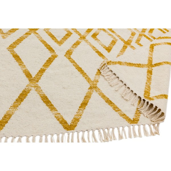 Bež-rumena preproga Asiatic Carpets Hackney Diamond, 120 x 170 cm-image-1