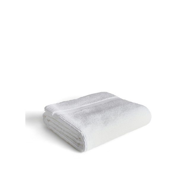 Bela frotirna bombažna brisača 70x140 cm Olvira – Kave Home