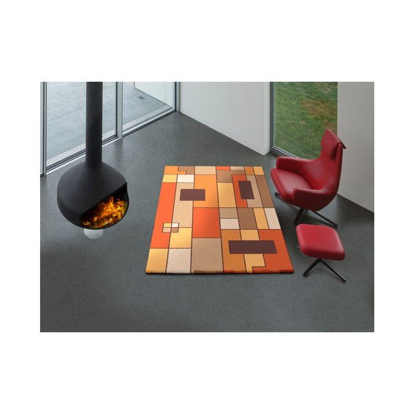 Oranžno-rjava preproga Universal Boras Rust, 57 x 110 cm-image-1