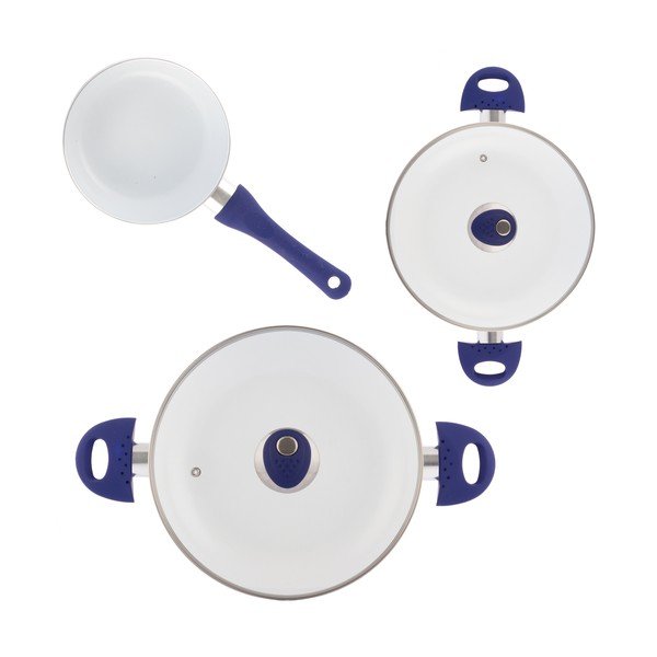 InnovaGoods Chef Blue 5-delni komplet posode za kuhanje-image-3