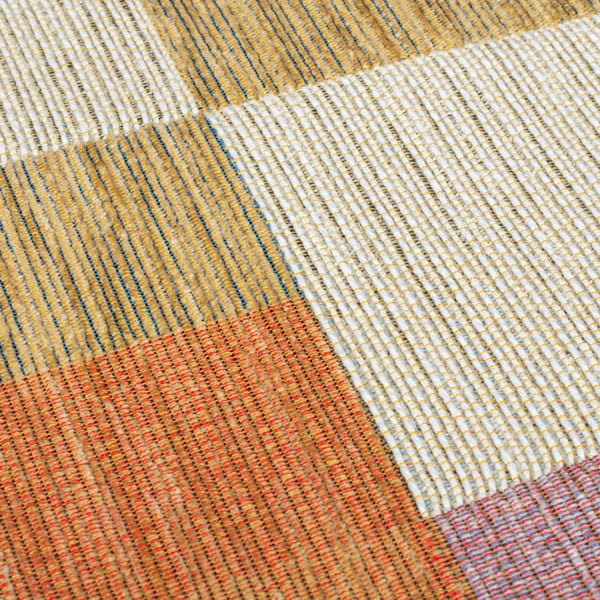 Tekač v naravni in oranžni barvi 60x230 cm Riley Block Geo – Flair Rugs-image-3