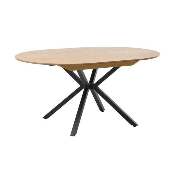 Okrogla raztegljiva jedilna miza z dodatno ploščo ø 120 cm Cesura – Unique Furniture-image-2