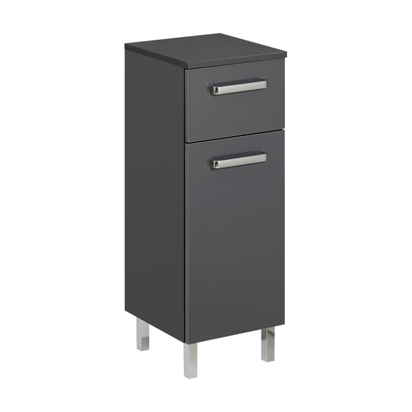 Temno siva nizka kopalniška omarica 30x81 cm Set 311 - Pelipal