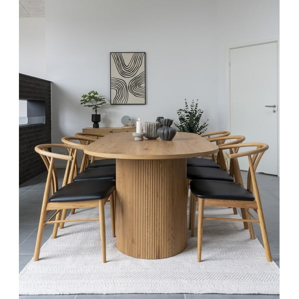 Jedilna miza v topolovem dekorju 100x210 cm Boavista – House Nordic-image-1