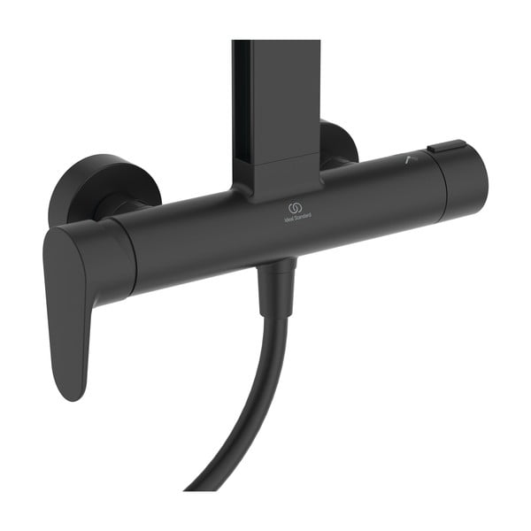 Mat črna kovinska tuš garnitura 111 cm ALU+ – Ideal Standard-image-2